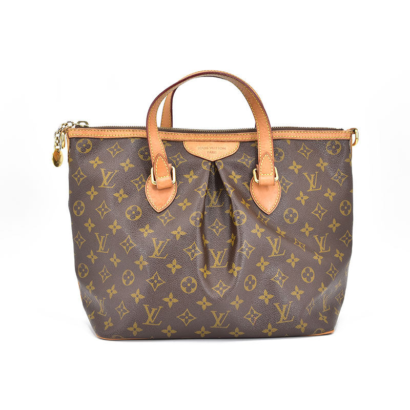 [9.0新]路易威登lv经典老花palermo派拉蒙手提单肩斜挎包中号