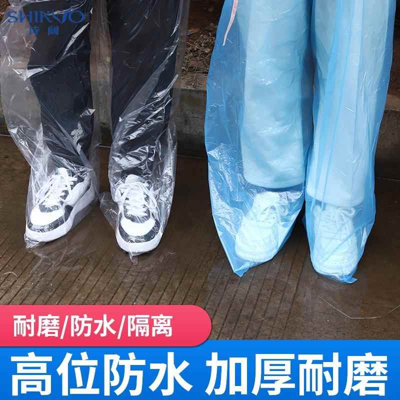 包脚一次性雨裤女下半身雨鞋鞋套下雨天骑车神奇防水防滑雨衣防雨