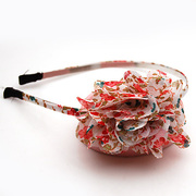 Smiling Korean fine headband fabric headband hair clip Barrette headdress Korea hair accessories jewelry