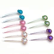 Smiling children heart bangs clip Barrette clip Clip Korea hair accessories clips Korean headdress