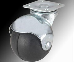 2寸橡胶轻型转向轮万向轮/脚轮/万向轮/家俱轮/小轮子沙发轮球形