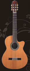 清木乐器 阿尔达米拉 Altamira N300CE 单板古典电箱吉他正品保证