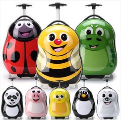 儿童拉杆箱可爱卡通旅行李箱女学生书包幼儿园背包蜜蜂瓢虫子母箱
