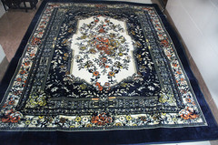 日本MORITA典雅月季蓝电热地毯 两用地毯 多色包邮  大特价
