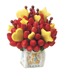 草莓花束创意生日礼物进口水果花束鲜花蛋糕花篮送礼水果篮礼品