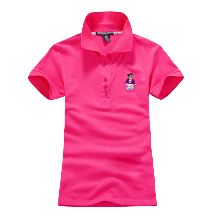 Summer wear Little Bear pure cotton Class clothes group coverall Paul motion T-shirt Lapel Women's wear Led Short sleeved polo Sweaterin the Women's clothing/Boutique , T-shirt category - from Buy2taobao.com to provide professional Taobao agent buy service