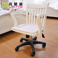 克兰迪欧式象牙白电脑椅 韩式田园转椅 实木书椅 白色可升降转椅