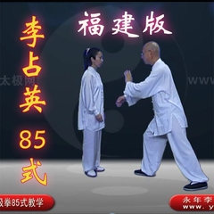 李占英传统杨氏太极拳85式与用法 2013版 3碟DVD