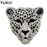 YUKI hostess suits suit sweater pins brooch men original European Panther Club accessories