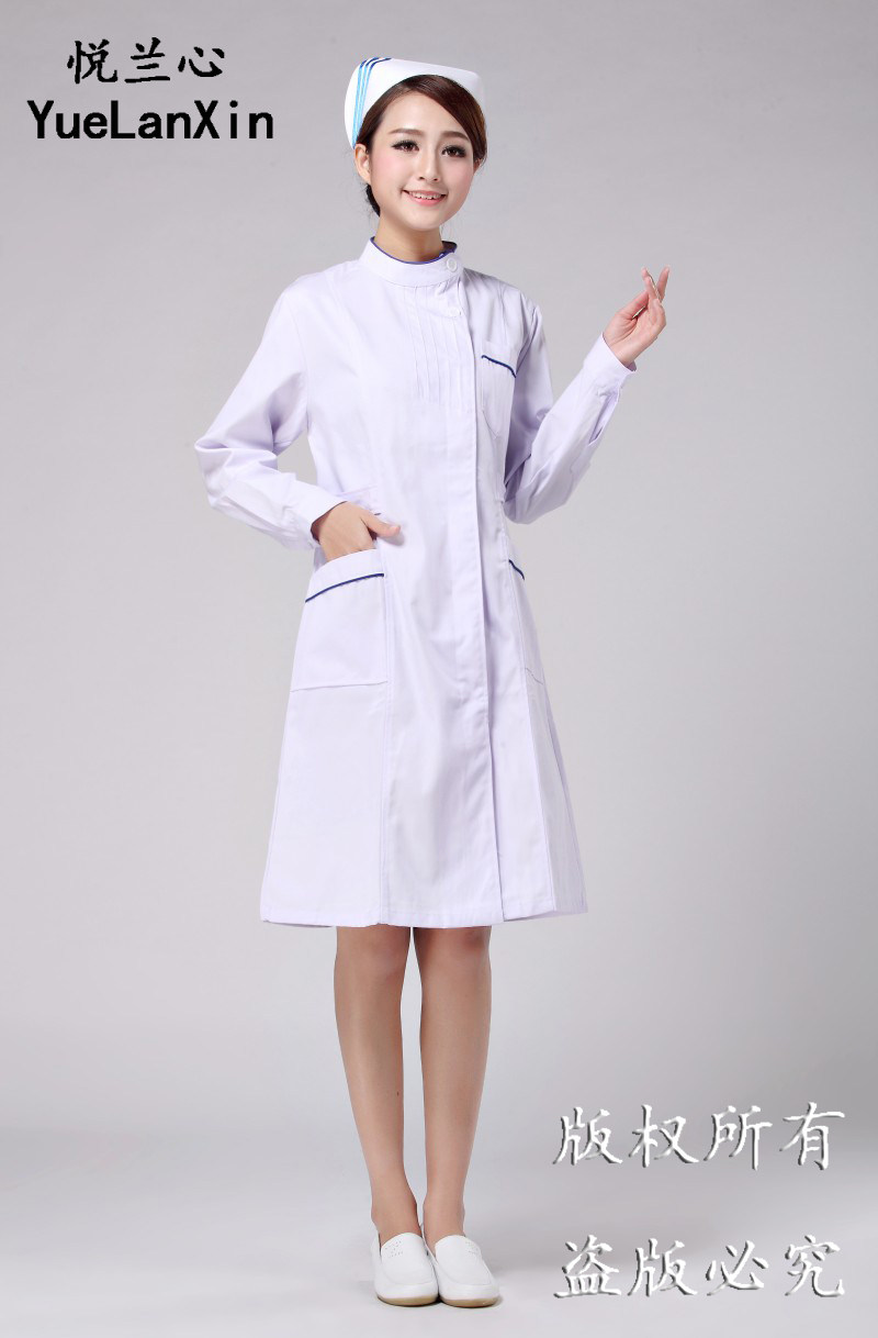 悦兰心旗舰店的优惠券大全—悦兰心口腔牙科护士服白色冬装长袖医院