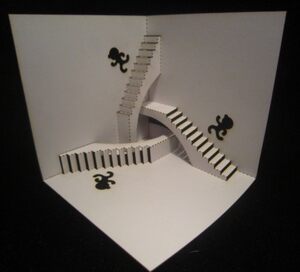 立体构成作业,3d卡纸建筑模型纸雕教具折纸手工作业比赛设计图纸