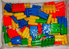 特价包邮幼教益智玩具桌面拼插玩具子弹头积木玩具宝宝玩具