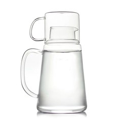 防爆耐热玻璃晾冷水壶凉水杯冰箱套装耐高温大容量煮水泡茶壶水瓶