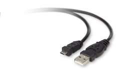 原装安桌数据线F3U151-06-MS USB-A/MICRO-USB 2.0连接线1.8米