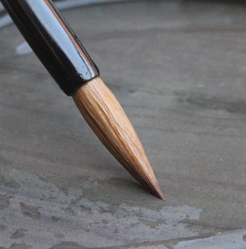 大楷毛笔 狼毫文房四宝国画书法用品浔雅轩善琏湖笔净纯狼毫_不打折