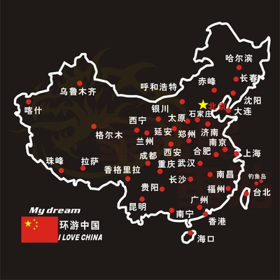 自驾游全国最佳路线图