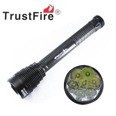 正品TrustFire/诚信神火TR-J18 7灯L2 T6超亮强光充电26650手电筒