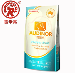 雷米高澳丽得成犬幼犬狗粮500g牛肉 深海鱼油配方主粮 宠物狗粮食