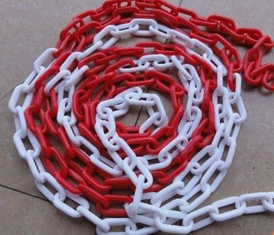 红白塑料链条 防护链 安全链 路锥链 隔离链 交通设施