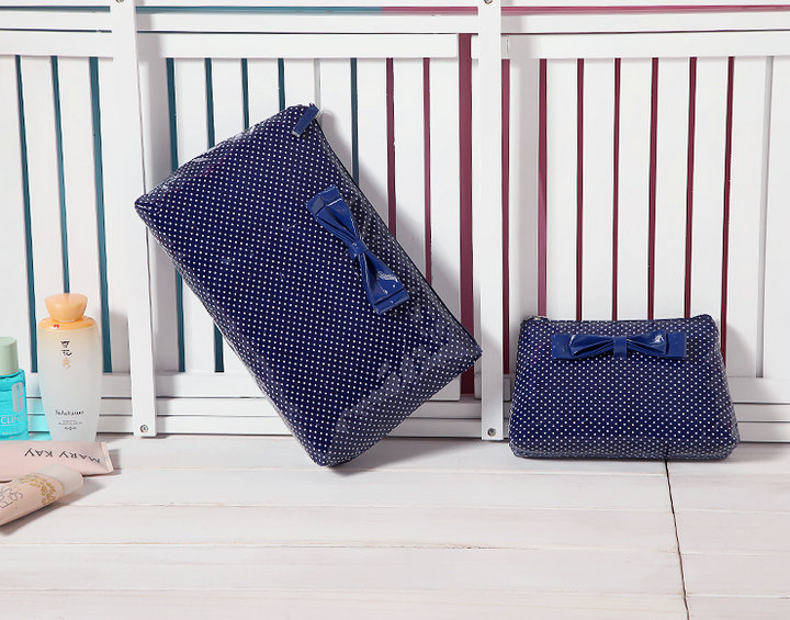Britain PRIMARK blue Bow Cosmetic Wash bag Waterproof beach bag Swimwear Bag 2 setsin the Storage consolidation , Home Storage appliances , Storage bag , Cosmetic category - from Buy2taobao.com to provide professional Taobao agent buy service