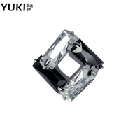 YUKI Europe, dramatic earrings ear nail jewelry men silver Crystal tide original Club accessories