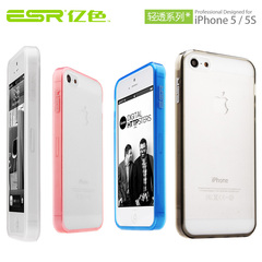 ESR亿色苹果iPhone5S手机壳超薄硅胶软边框磨砂外壳iphone5手机套