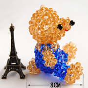 Teddy bear doll ornament jewelry DIY pendant Crystal hand beaded ornaments decorations Kit