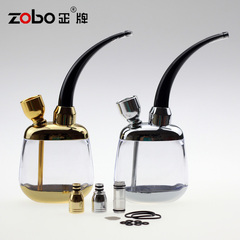 申达商城 ZOBO正牌烟嘴ZB-501水过滤烟斗 水烟壶 双用型 金银可选