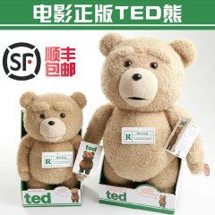 美国正版ted熊正品电影说话泰迪熊毛绒玩具娃抱抱熊贱情人节礼物