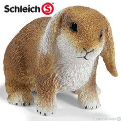 德国思乐Schleich正品【仿真动物模型 14415苏格兰垂耳兔 宠物】