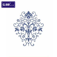 基士博 硅藻泥背景墙镂印 欧式花纹镂印300X400X0.4MM  488-511