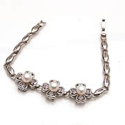 Package mail smiling new nickel Silver zircon pearl bracelet bracelets Korean Korea jewelry Jewelry Accessories