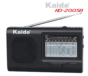 收音机kaide凯迪kd2005a家用波段电池插电两用老年人收音机