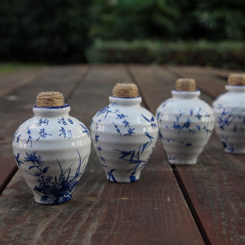 陶瓷花瓶青花瓷花盆客厅摆件家居摆件礼品沉香瓶中式花瓶药瓶圆罐|ruв категории Домашний быт, ваза/цветок/искусственные цветы/моделирование украшения, цветок/ваза, ваза - от Buy2taobao.com для оказания профессиональной услуги покупки агента Taobao