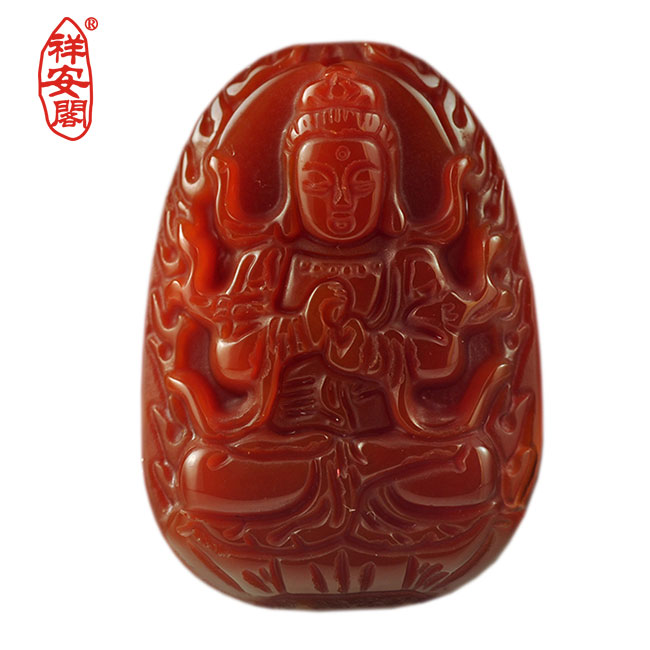 Andrew Ge Goat Natal Buddha new pattern Carved Carnelian Tathagata Pendant With certificatein the Accessories/Fashion Jewelry, Pendant/Pendant category - from Buy2taobao.com to provide professional Taobao agent buy service