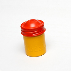 经典收藏 古董kodak 柯达 金属 胶卷桶