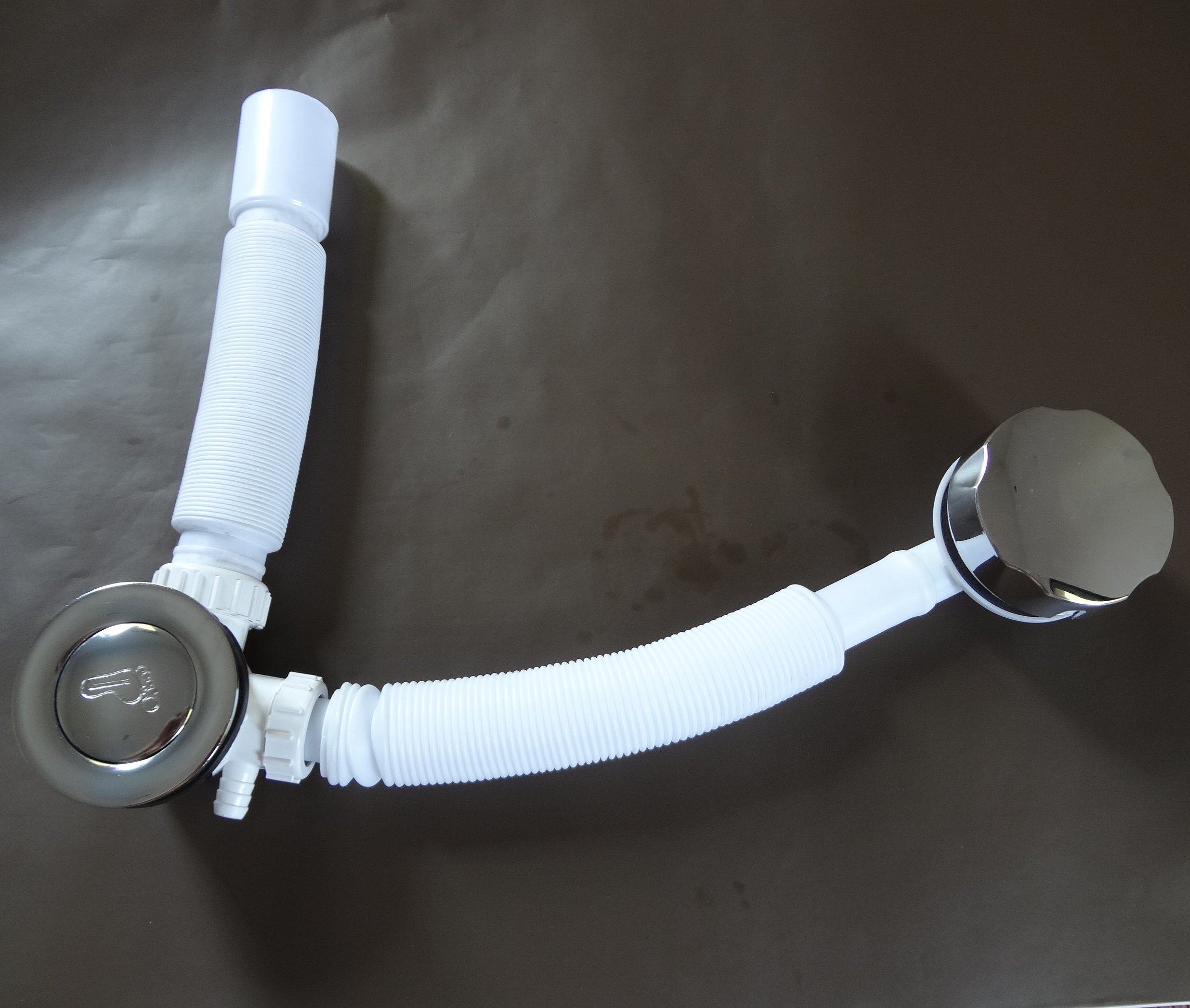 淋浴房老式下水器 带头发过滤浴缸老式下水防溢漏下带溢水口下水