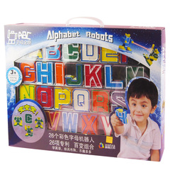 顺嘉正版字母机器人套装 字母战队/ 变形金刚玩具字母金钢