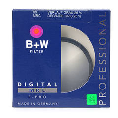 德国B W 60mm MRC 702 多层镀膜 渐变灰 60 25% 中灰渐变镜 正品