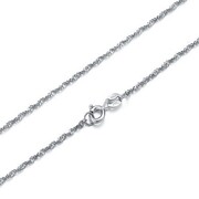 Hong wave chain 925 Silver necklace, silver pendants with chain machine woven chain necklace of wild ladies jewelry