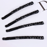 Cool na Korean hair accessories black cute little square-shaped hair clips/headwear price 6094