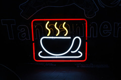 CAFE COFFEE CUP NEON 宜家时尚咖啡杯 酒吧艺术霓虹灯 8MM N145