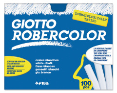 意大利Giotto RoberColor儿童白色粉笔100支装断裂力度1.5公斤