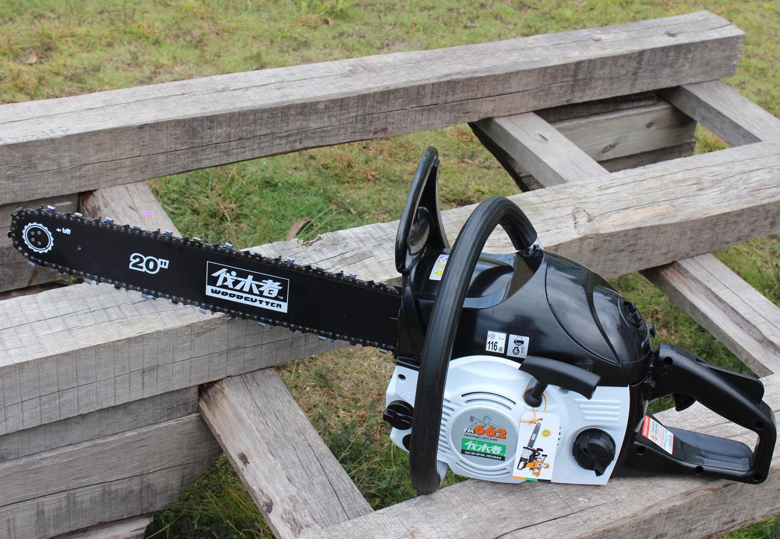 中坚fm662伐木者油锯汽油锯大功率伐木锯链锯园林锯重型伐木锯_5折