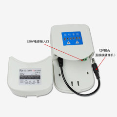 白色12V2A电源适配器 室外监控防水开关电源 监控摄像机摄像头