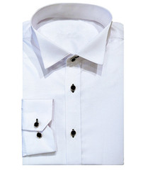 格鸣手工量身定制定做男礼服衬衫白色修身礼服领法式领燕子领衬衫
