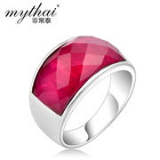 Very Thai ring 925 Silver and Ruby hyperbole decorative ring finger jewelry fine jewelry