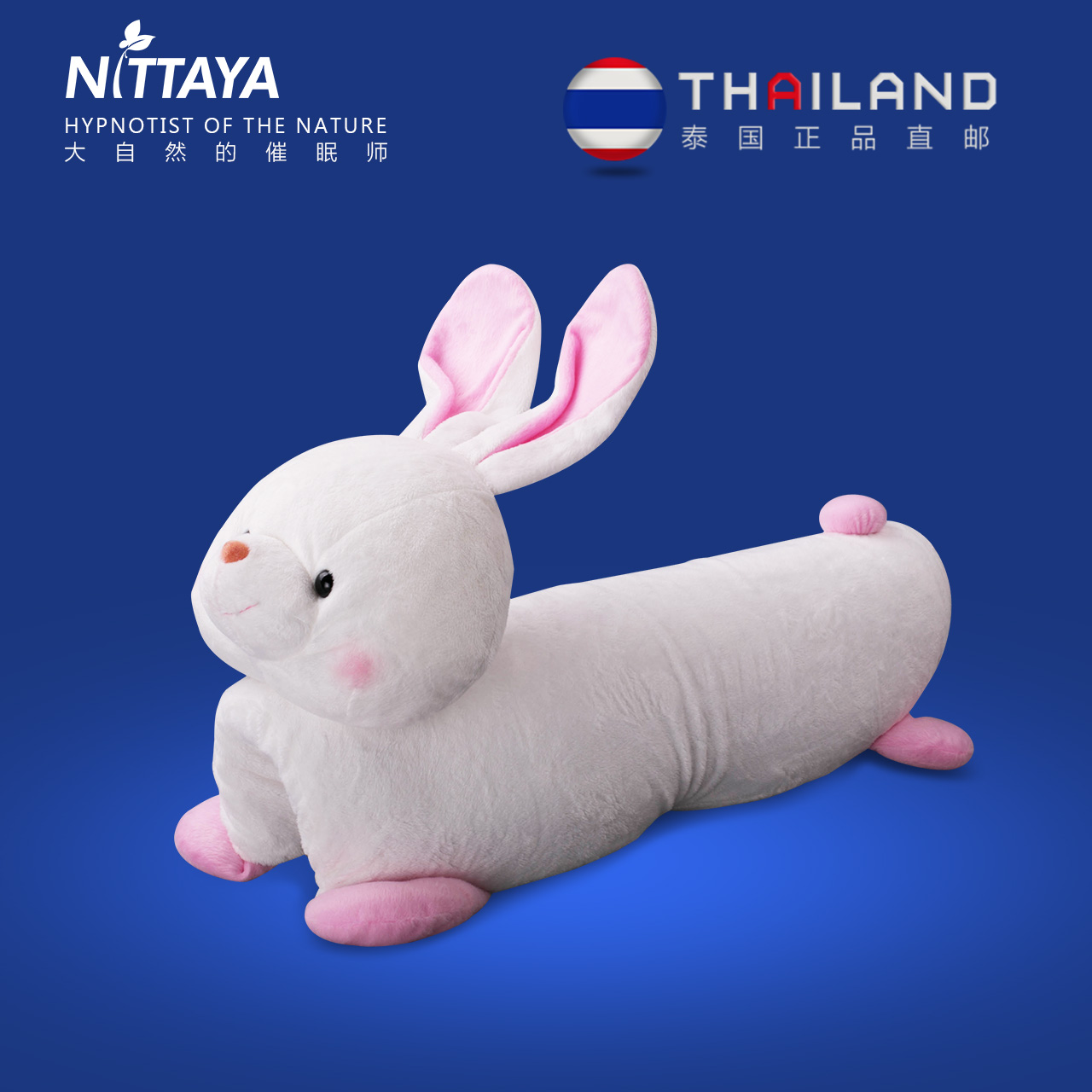 Nittaya妮泰雅 泰国原装进口天然乳胶卡通抱枕儿童玩具枕-tmall.hk天猫国际产品展示图2