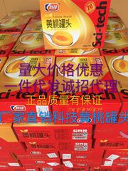 包邮全国正品科技425克*12黄桃罐头新鲜水果砀山特产量大价格优惠