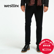 Westlink/West New Joker 2015 winter business men's casual pants plain thick straight trousers